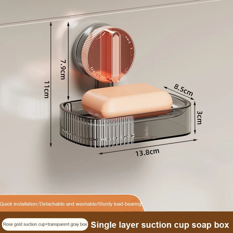 Porte savon ventouse - bulle de savon