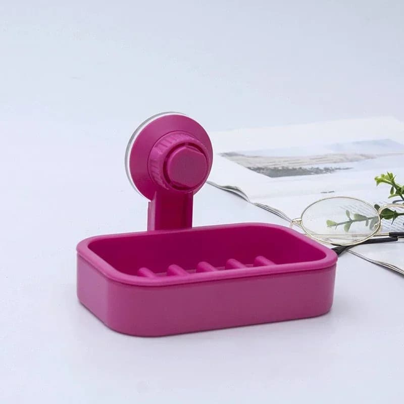 Porte savon dans la douche - doux rêve rose