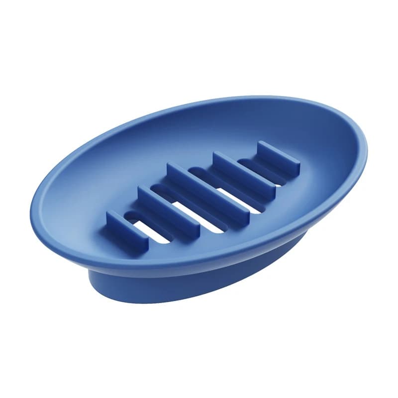 Porte savon pour salle de bain - ovale bleu magique