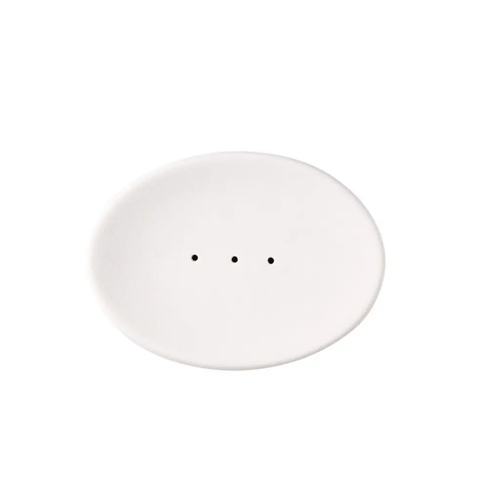 Porte savon salle de bain - plat étoilé blanc