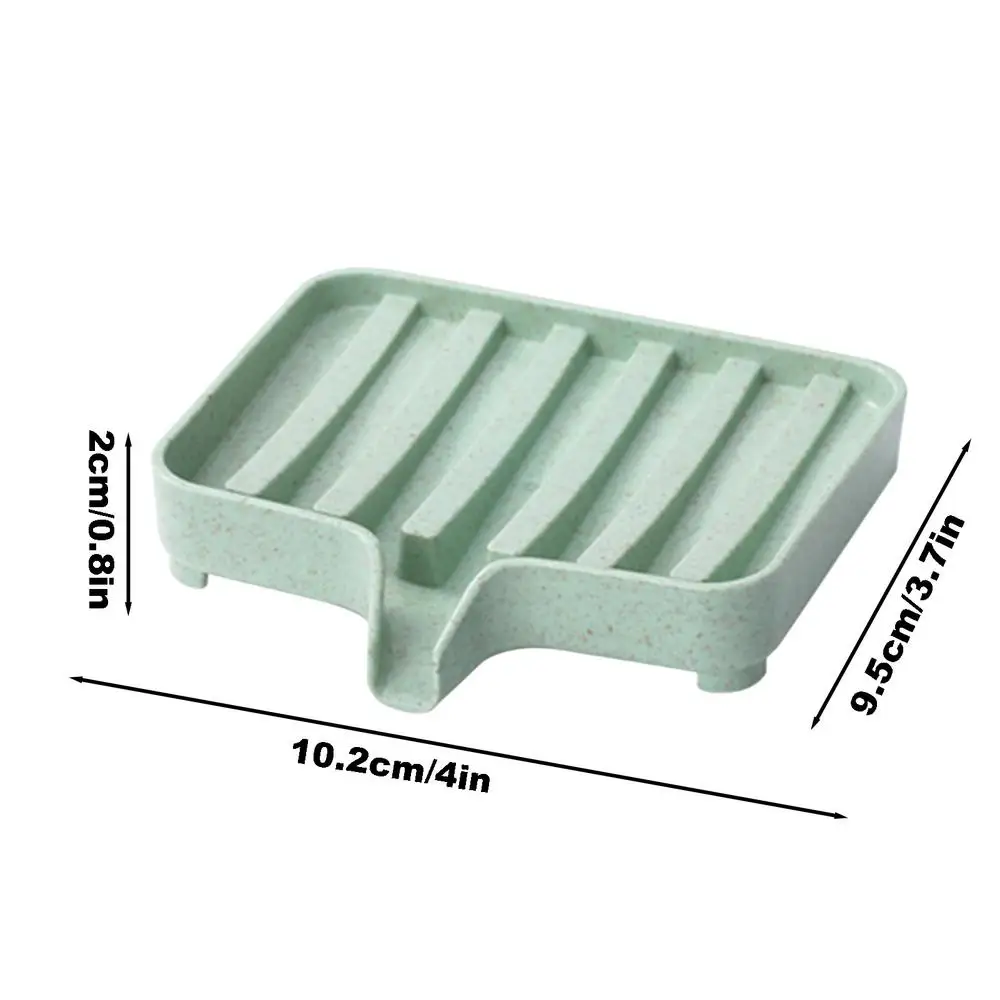 Porte savon dans la douche - plat émeraude